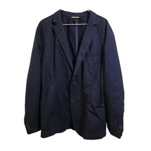 Hugo Boss Lightweight Cotton Blazer Navy Size 46R